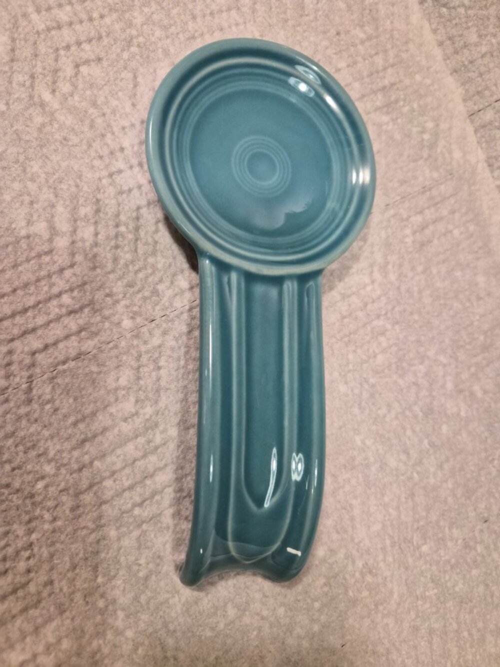 Vintage and Classic Turquoise Fiesta Spoon Rest